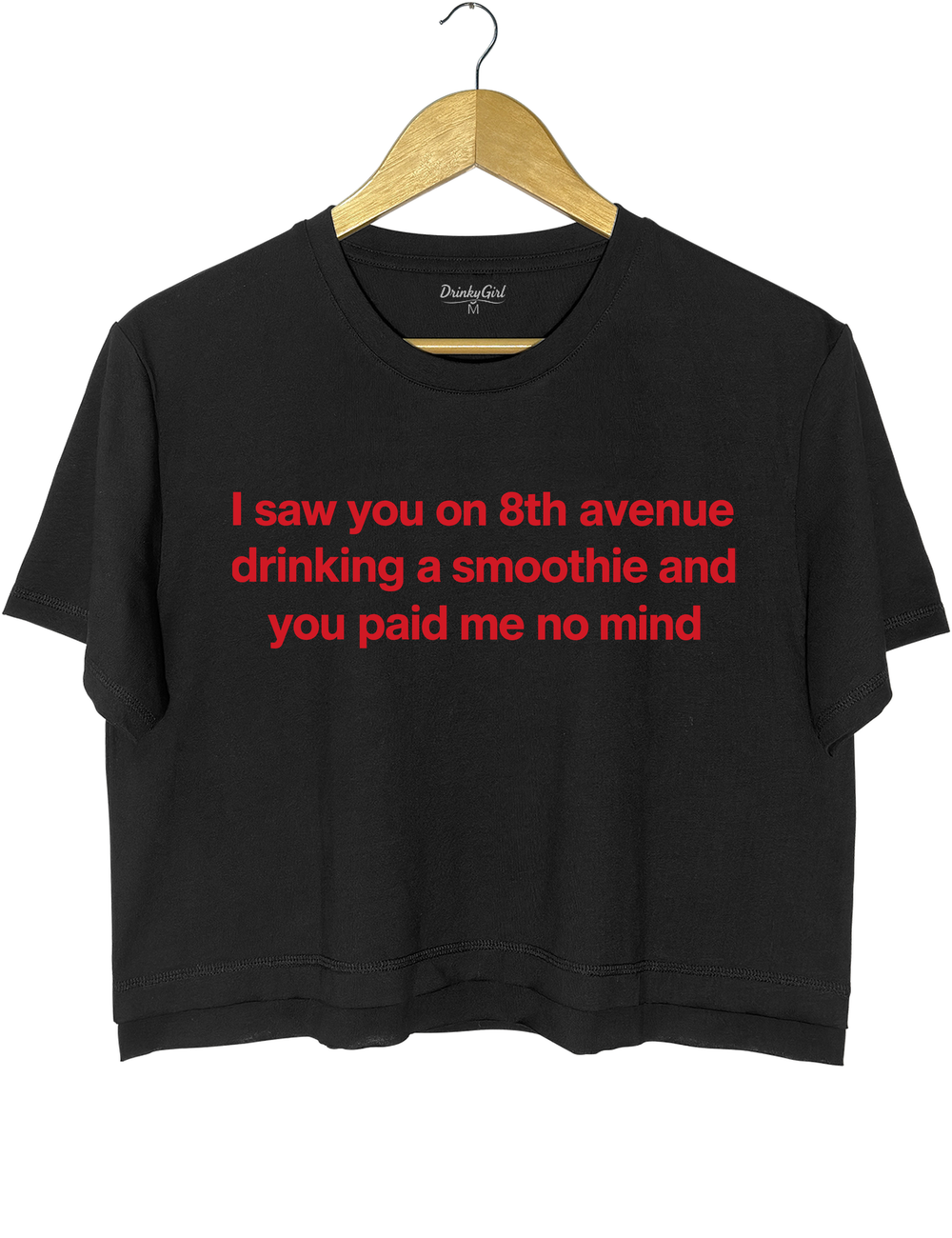 Dancing With The Stars Connor Wood 8th Avenue Smoothie Crop Top - Black