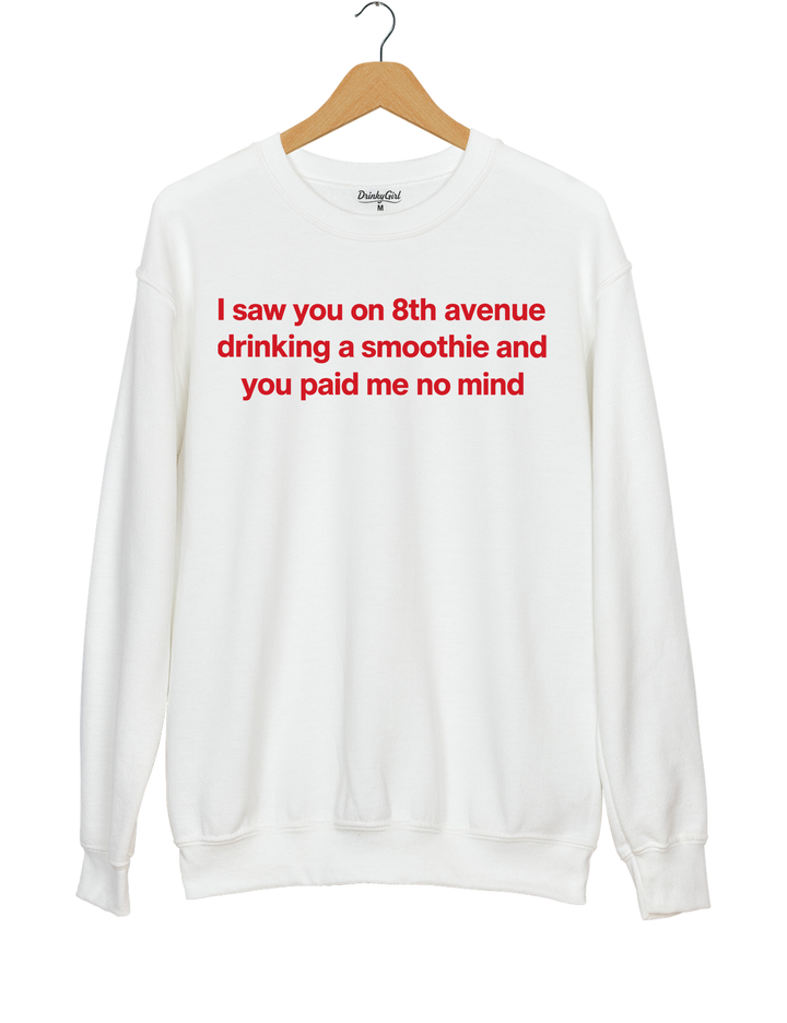 Dancing With The Stars Connor Wood 8th Avenue Smoothie Sweatshirt - White