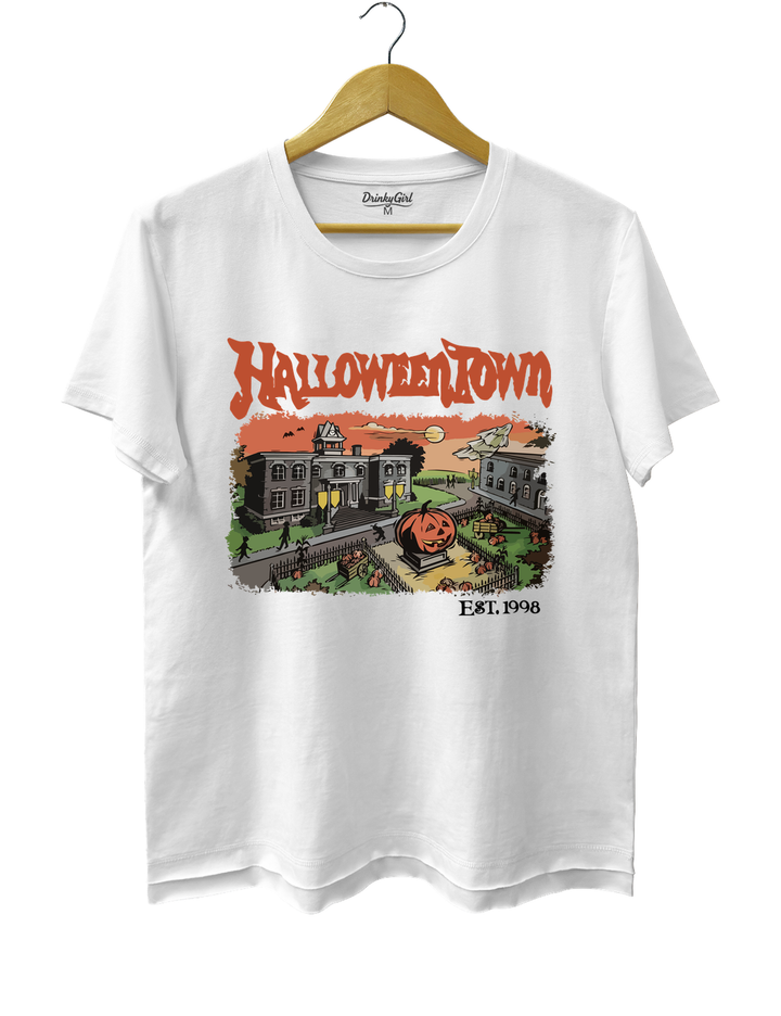 Halloween Town Est 1998 Tee - White