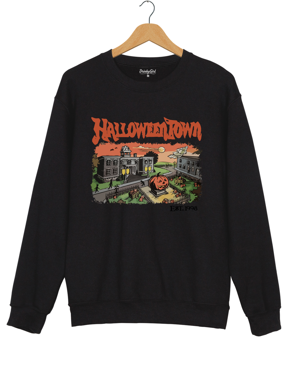 Halloween Town Est 1998 Sweatshirt - Black