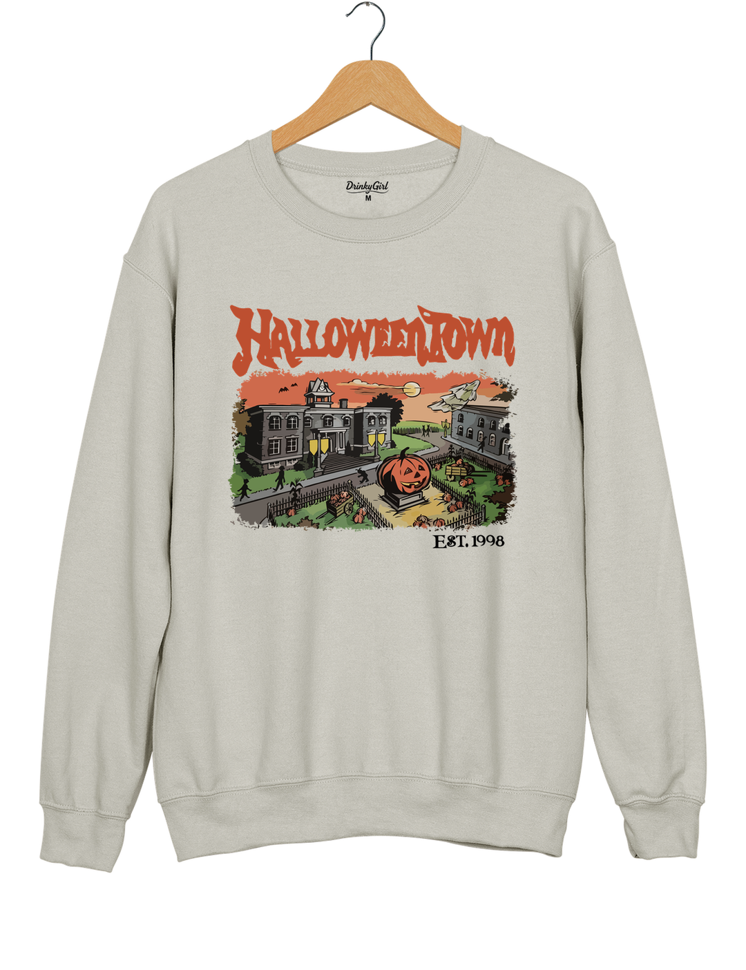 Halloween Town Est 1998 Sweatshirt - Gray