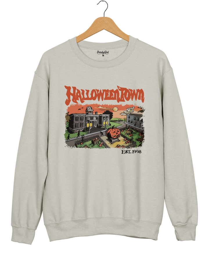 Halloween Town Est 1998 Sweatshirt - Gray