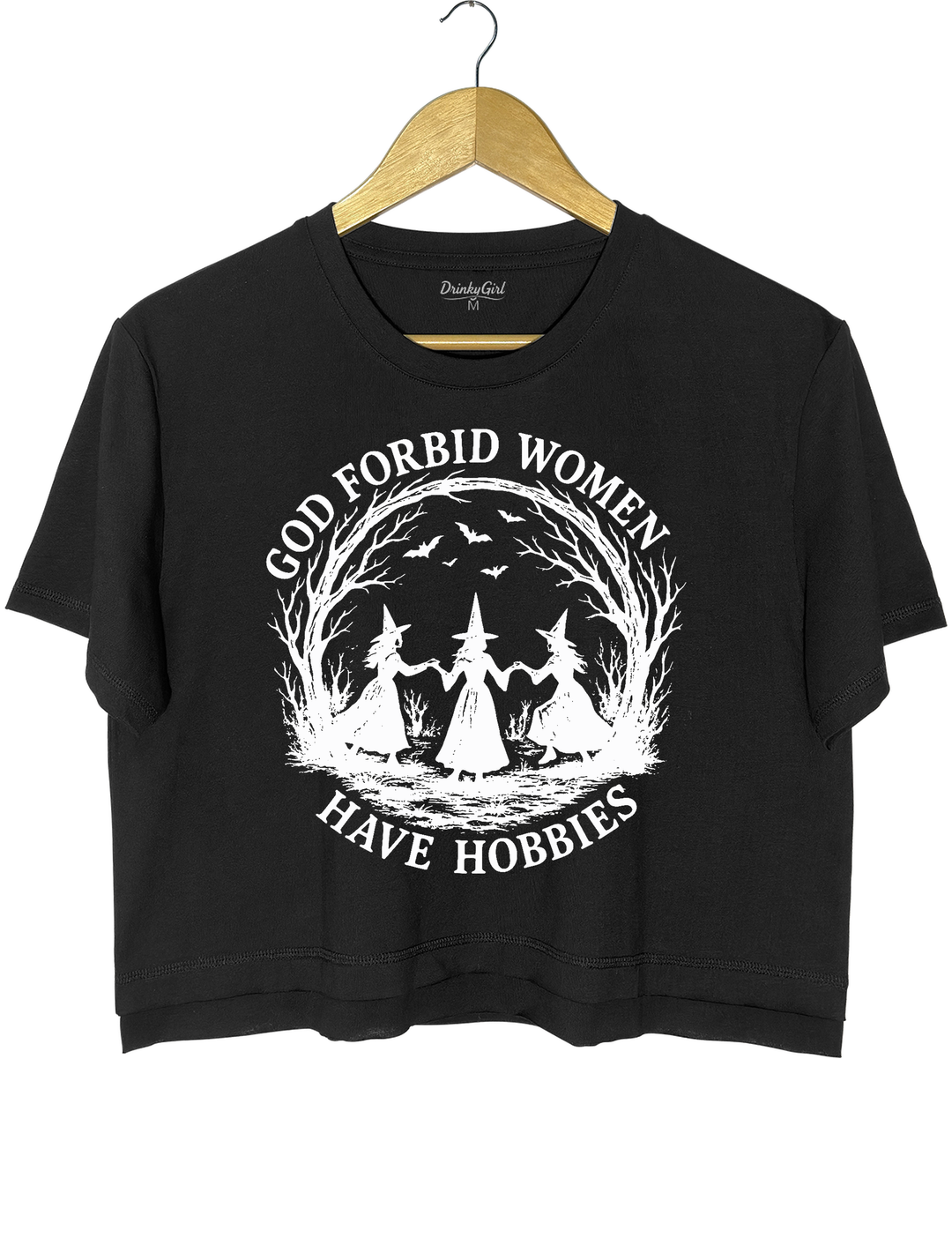 God Forbid Women Have Hobbies Crop Top