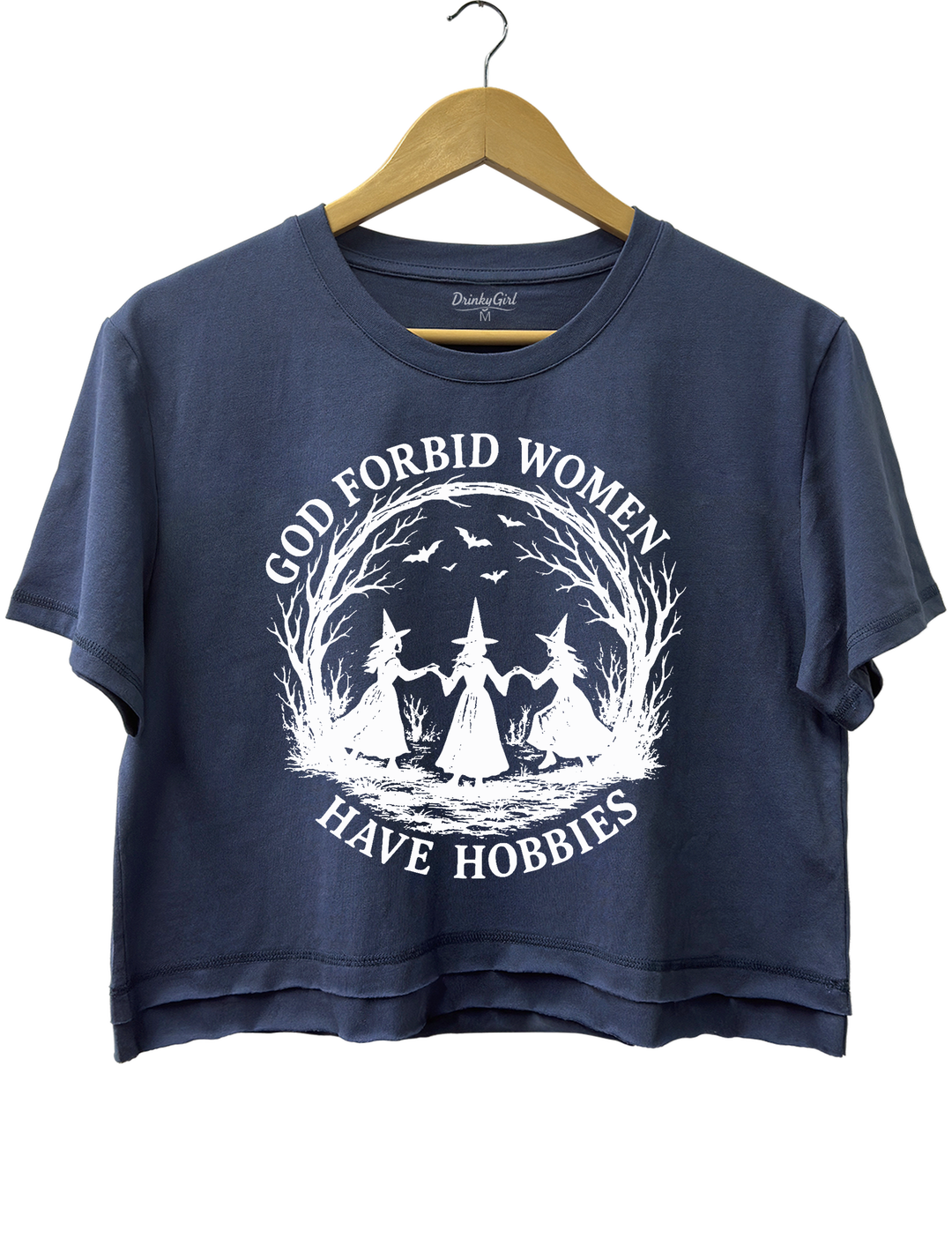 God Forbid Women Have Hobbies Crop Top