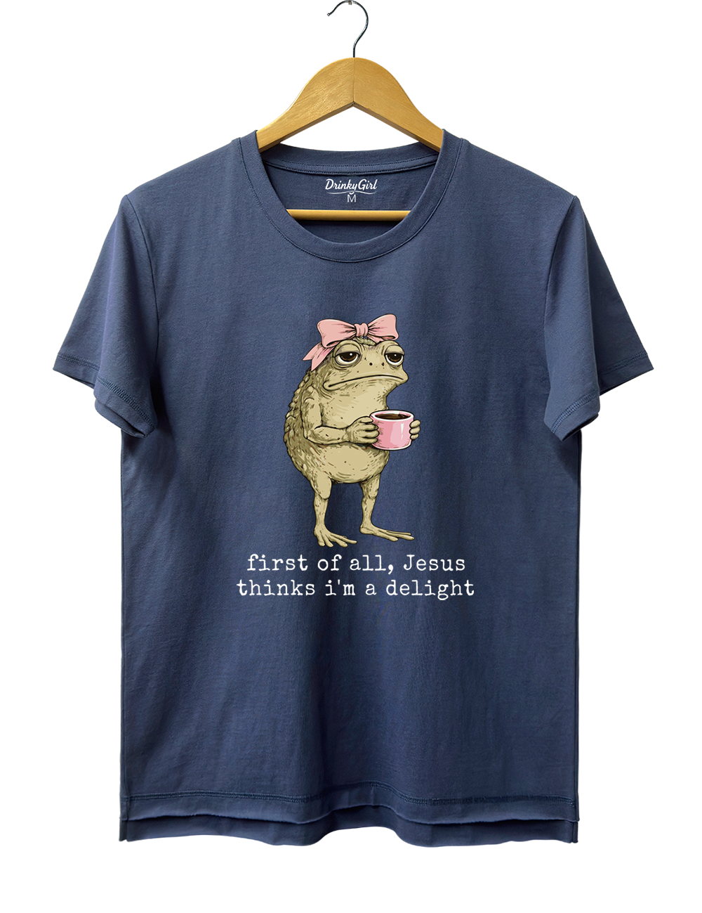 Christian Frog Coffee Crop Top