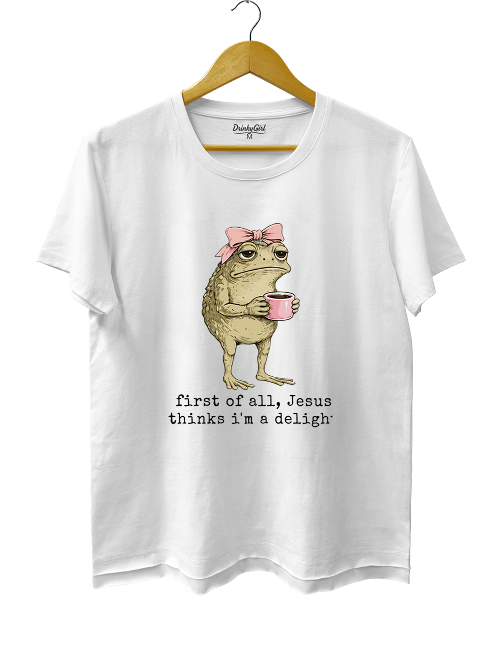 Christian Frog Coffee Crop Top