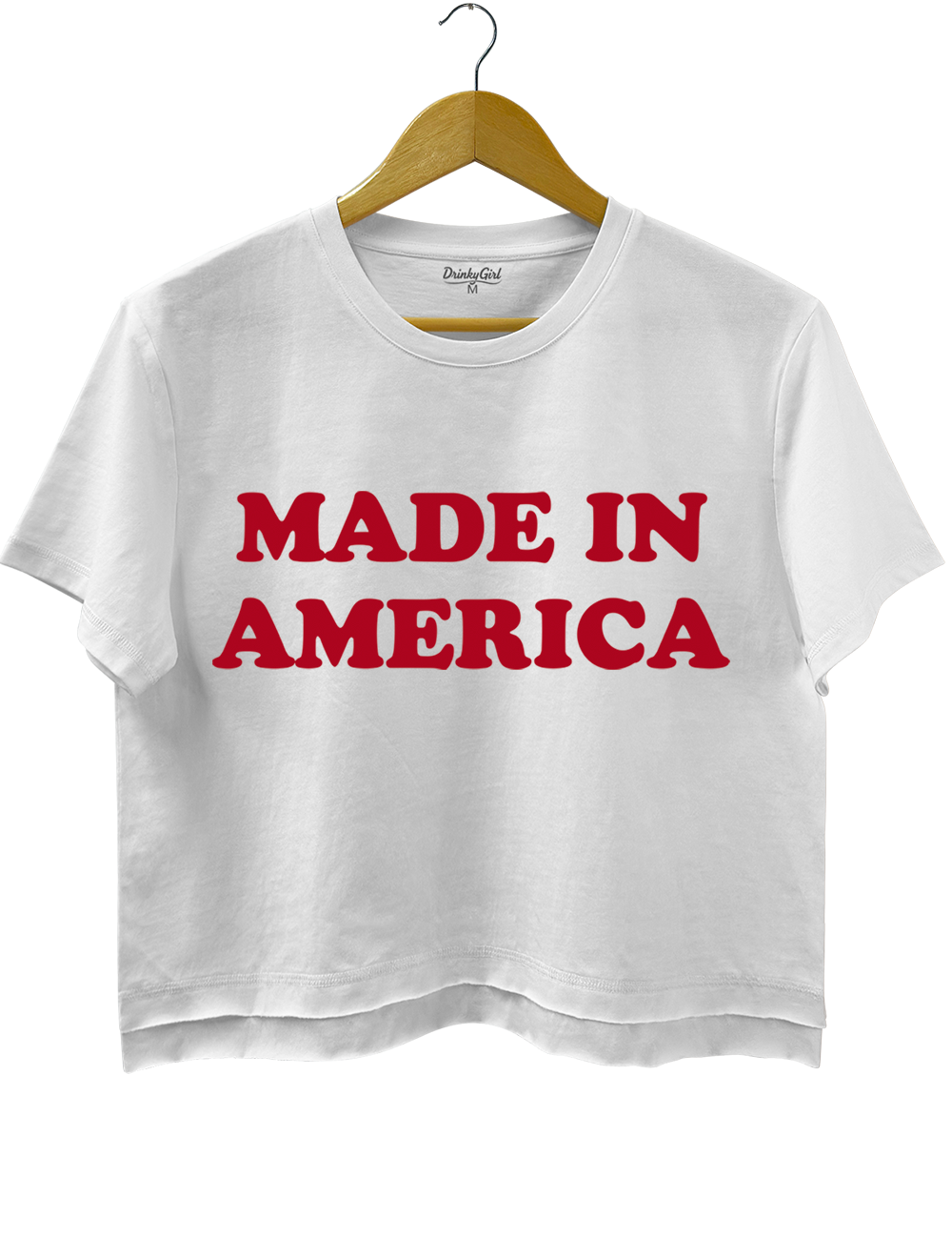 Made In America Crop Top