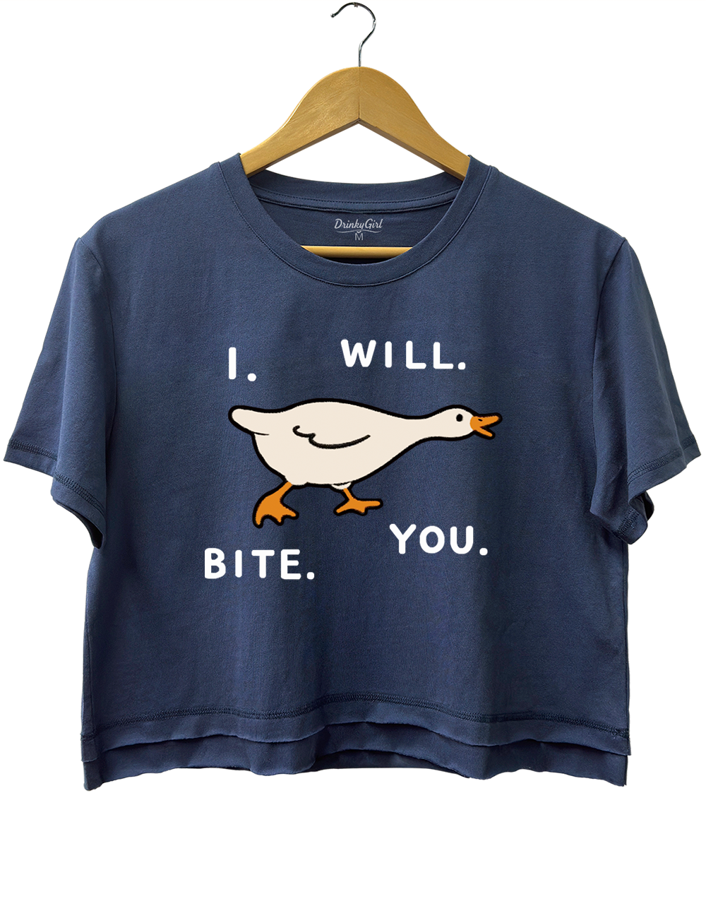 Will Bite You Goose Crop Top
