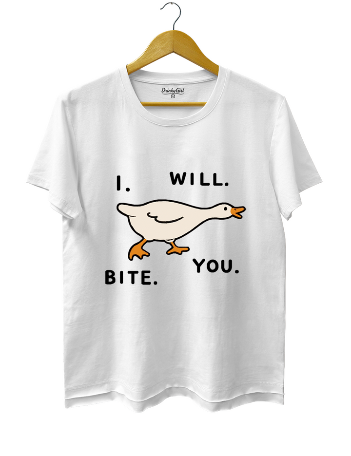 Will Bite You Goose Crop Top