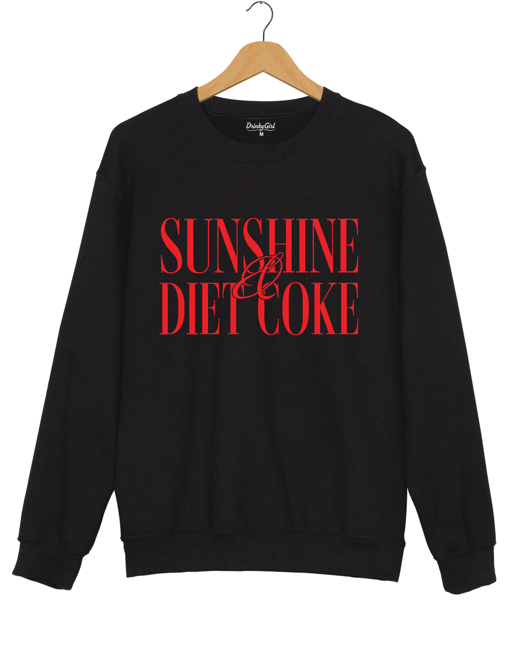 Sunshine And Diet Coke Sweatshirt - Black