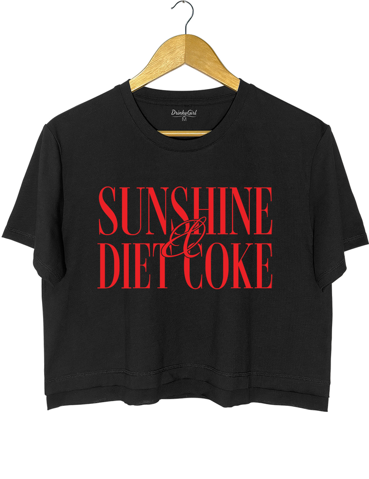 Sunshine And Diet Coke Crop Top