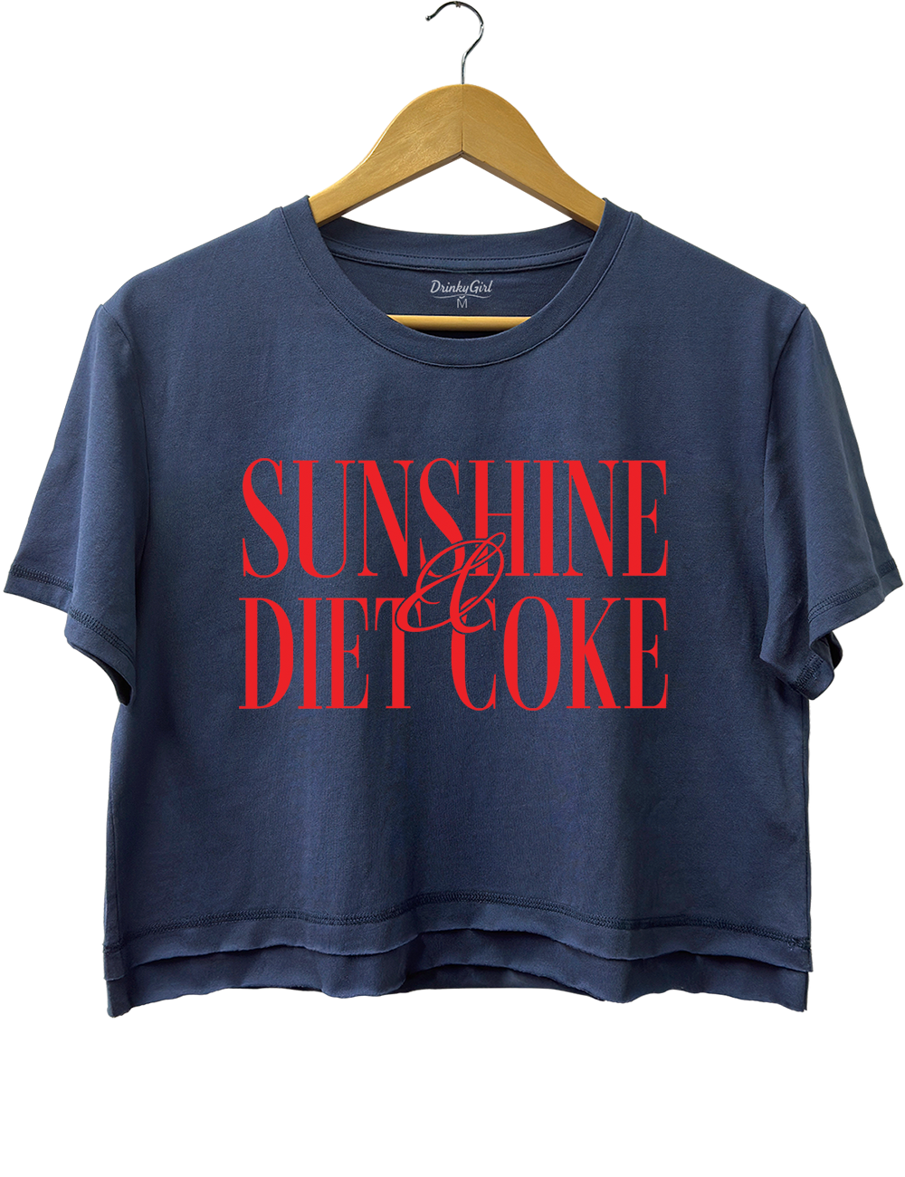 Sunshine And Diet Coke Crop Top