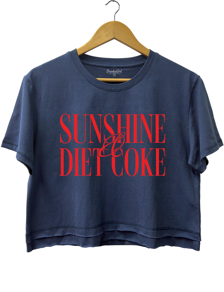 Sunshine And Diet Coke Crop Top