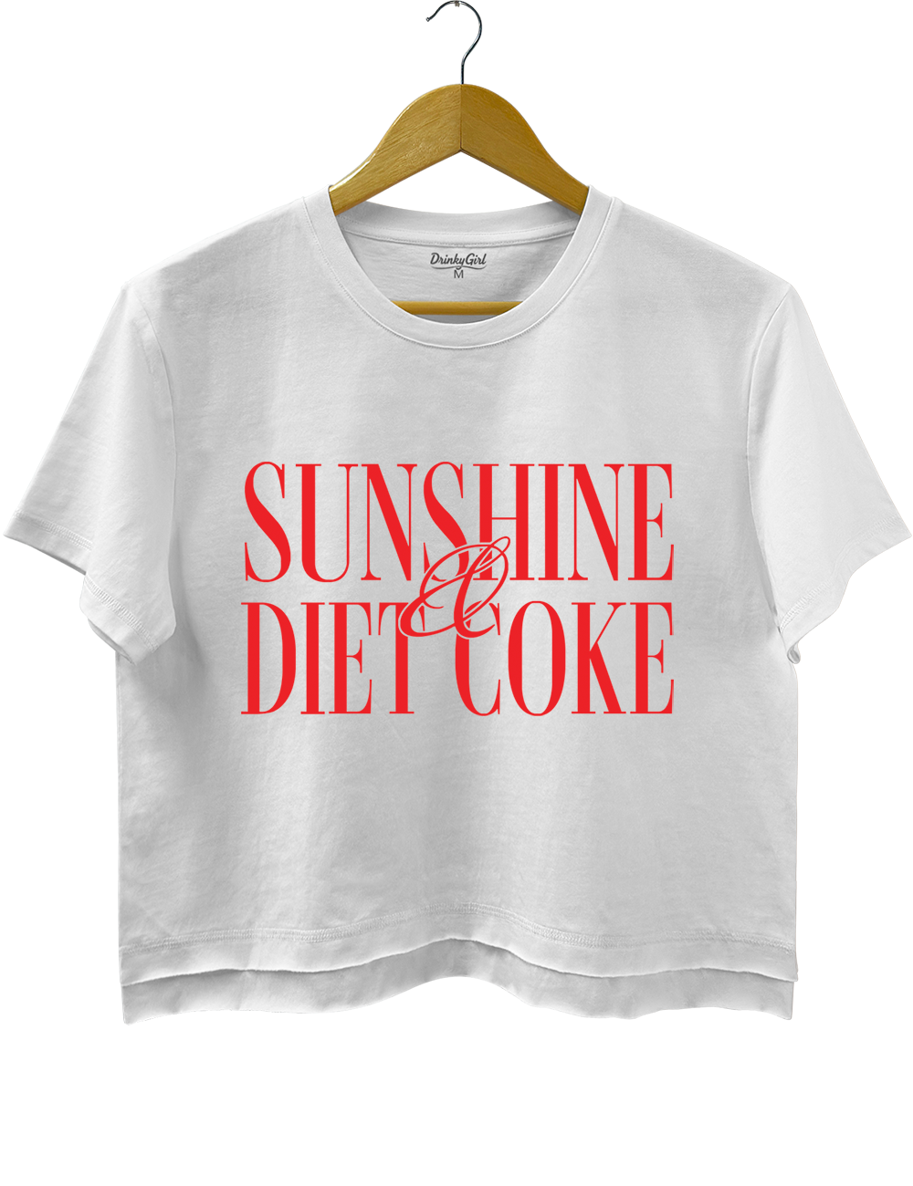 Sunshine And Diet Coke Crop Top