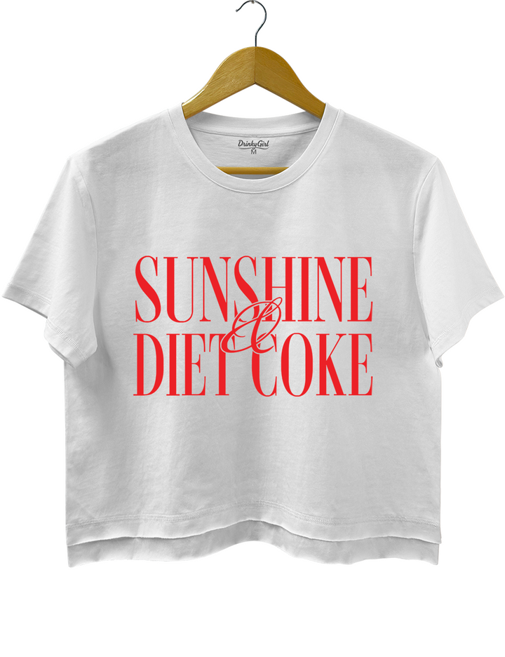 Sunshine And Diet Coke Crop Top