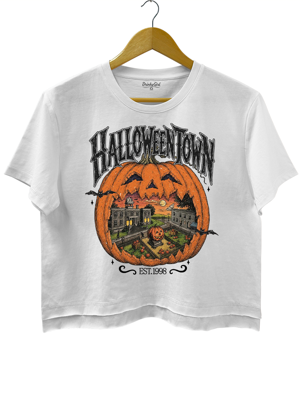 Halloweentown Est 1998 Crop Top