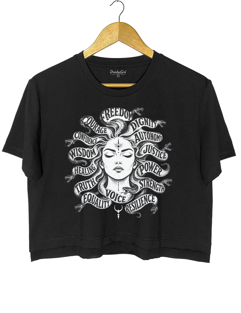 Medusa Mythical Crop Top