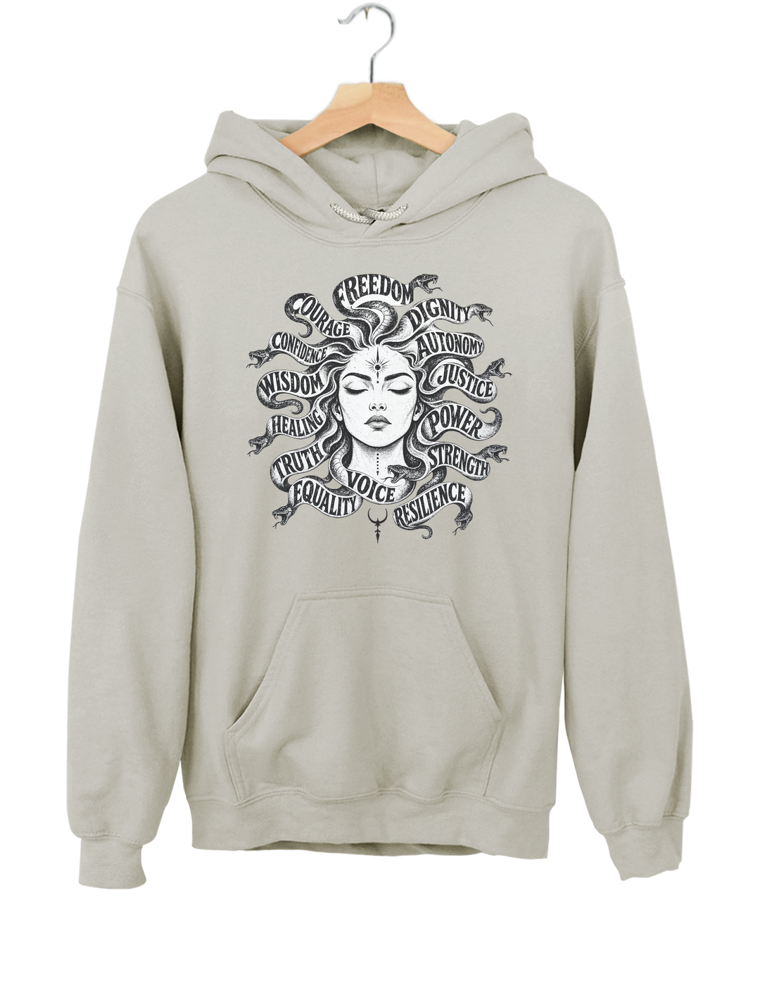 Medusa Mythical Hoodie - Gray