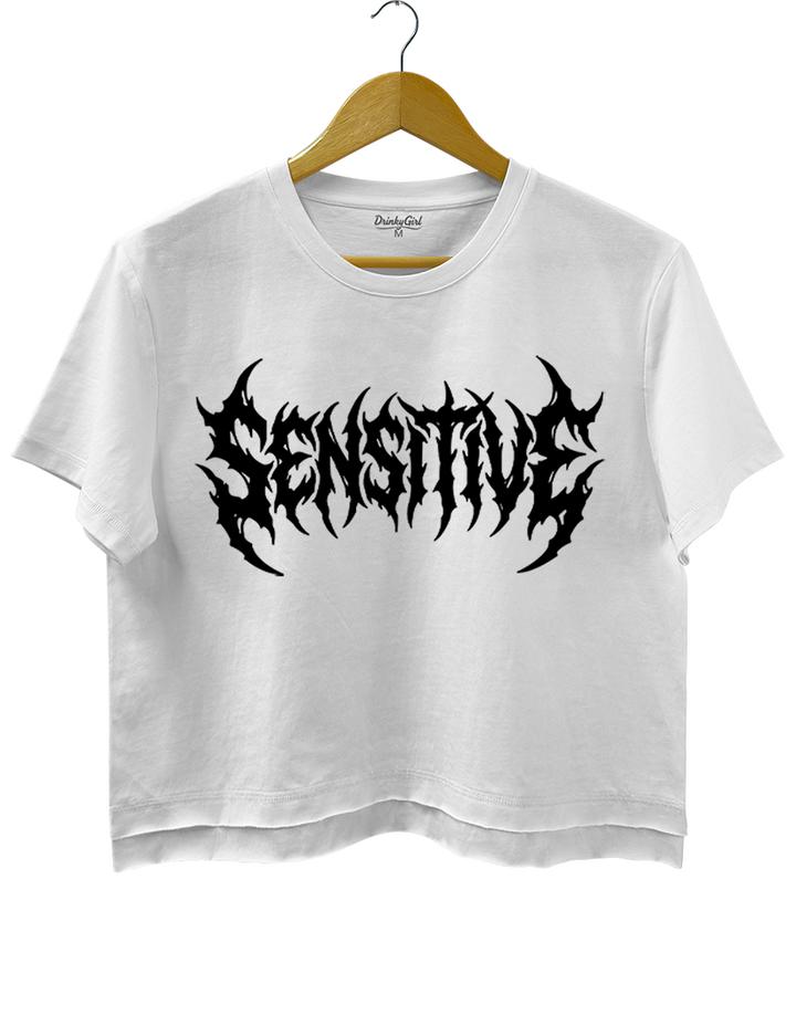 Sensitivity and Empathy is a Strength Crop Top