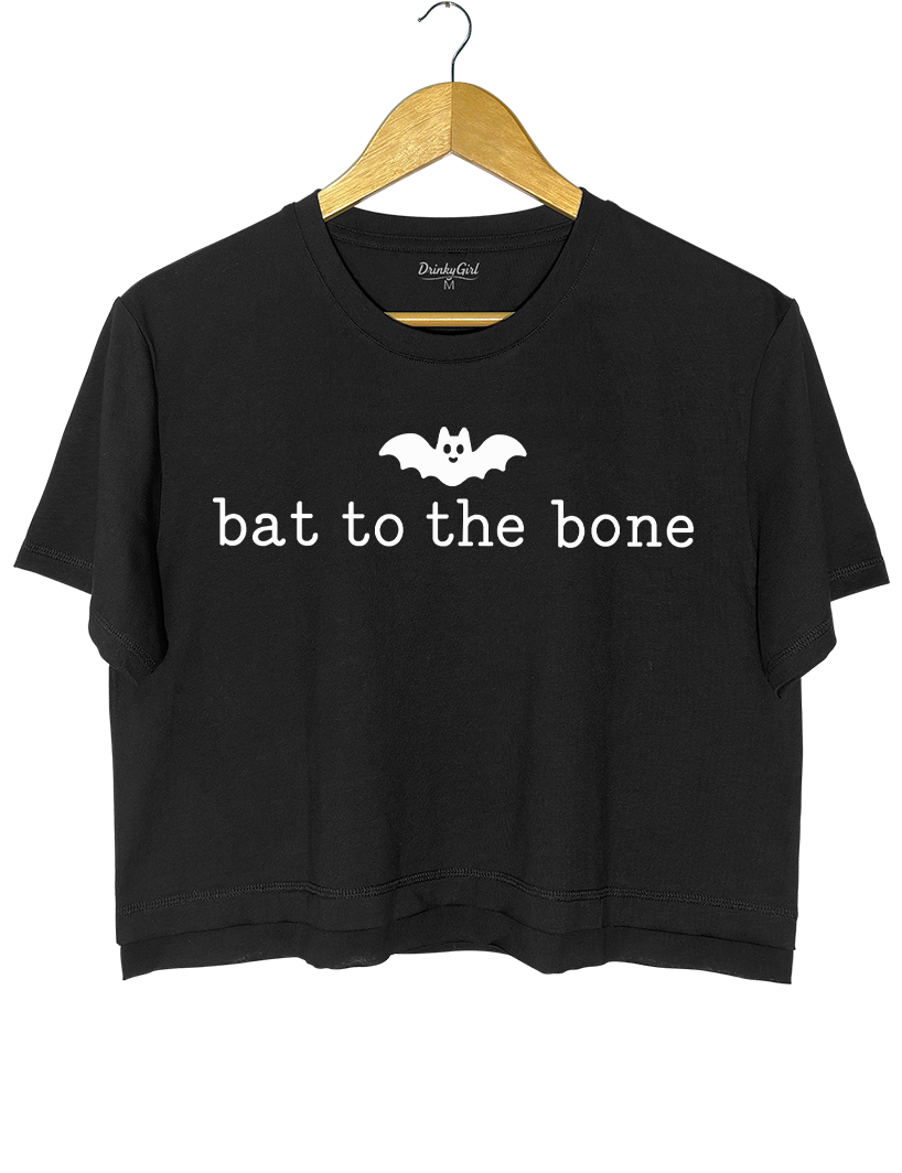 Bat To The Bone Crop Top