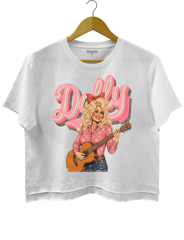 Country Music Queen Dolly Crop Top