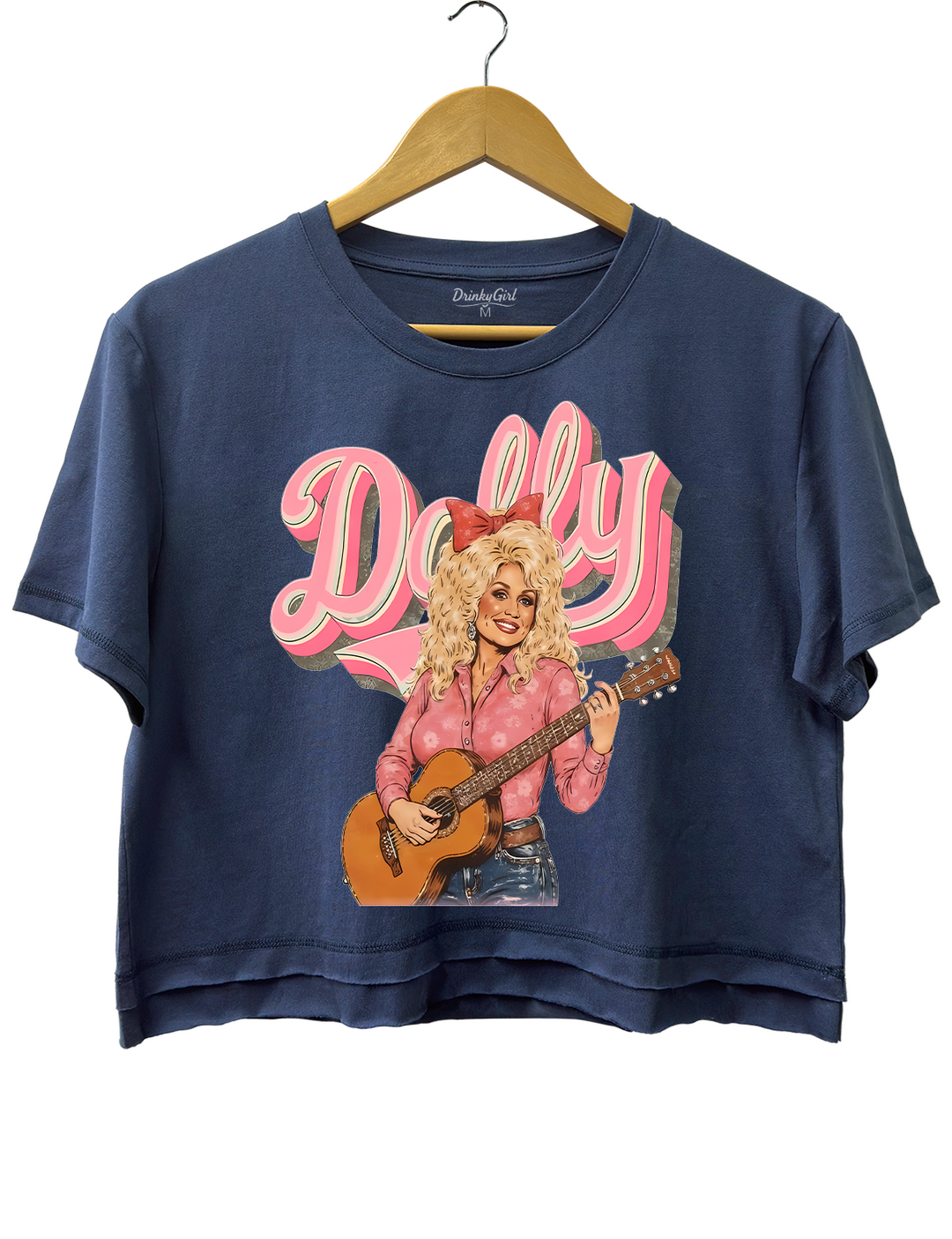 Country Music Queen Dolly Crop Top