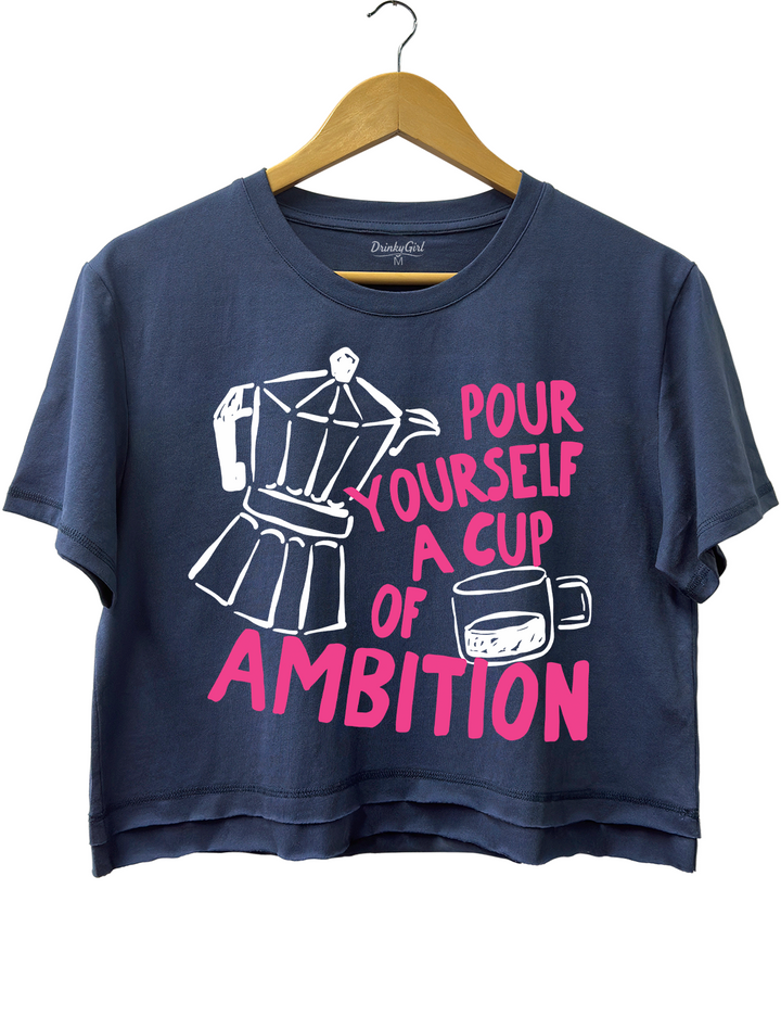Dolly Parton Pour Yourself a Cup of Ambition Crop Top