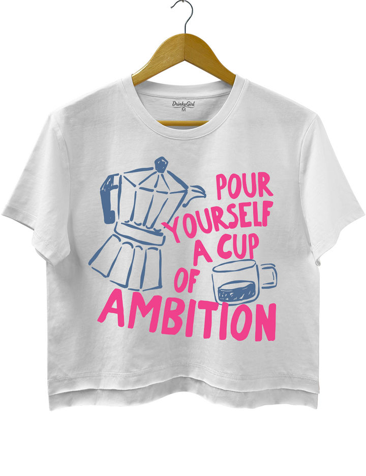 Dolly Parton Pour Yourself a Cup of Ambition Crop Top