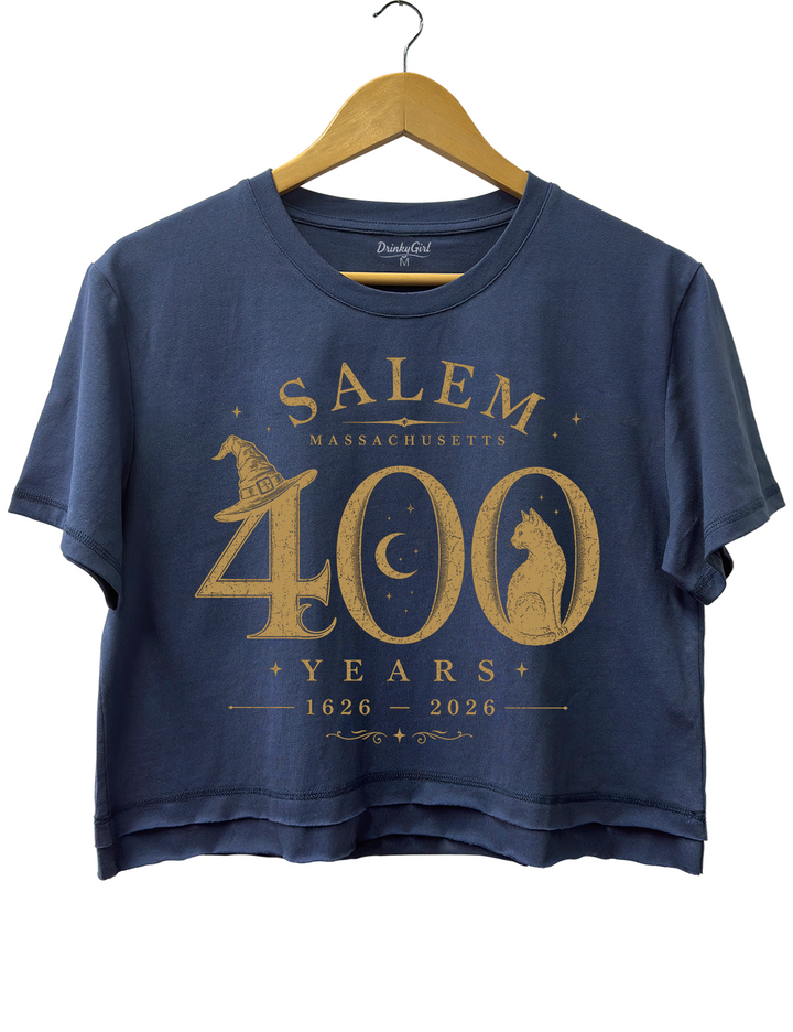 Salem Massachusetts 400 Years Crop Top