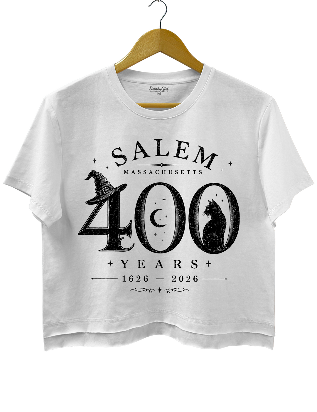 Salem Massachusetts 400 Years Crop Top