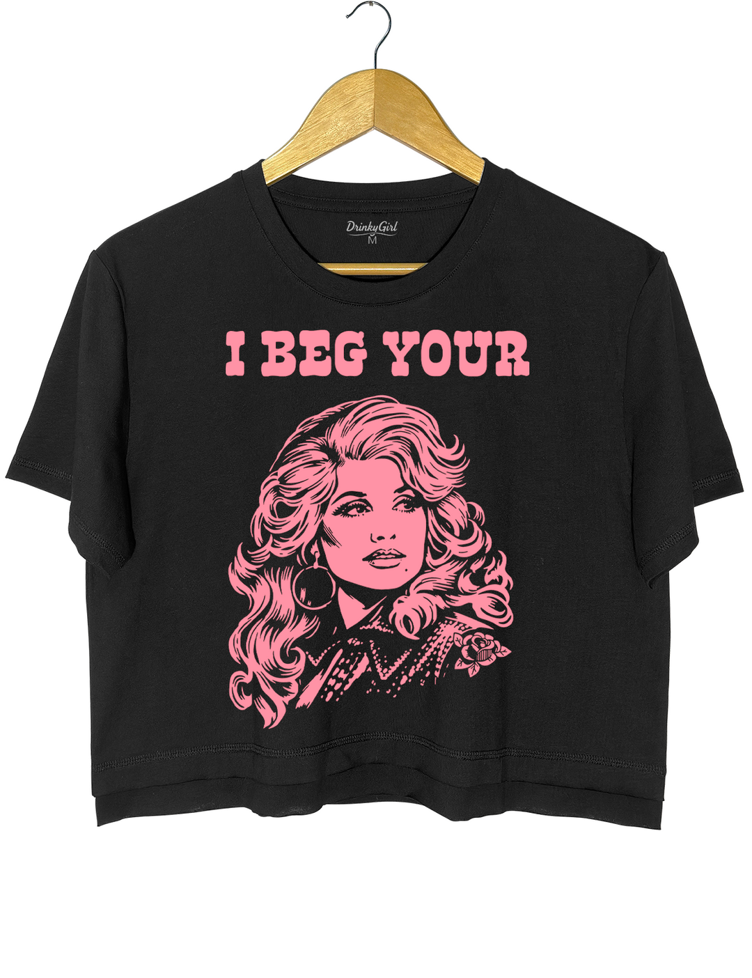 Backwoods Barbie I Beg Your Parton Crop Top