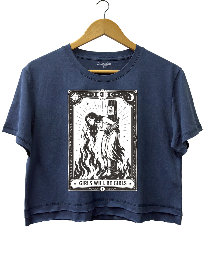 Girls Will Be Girls Witch With Sigarete Crop Top