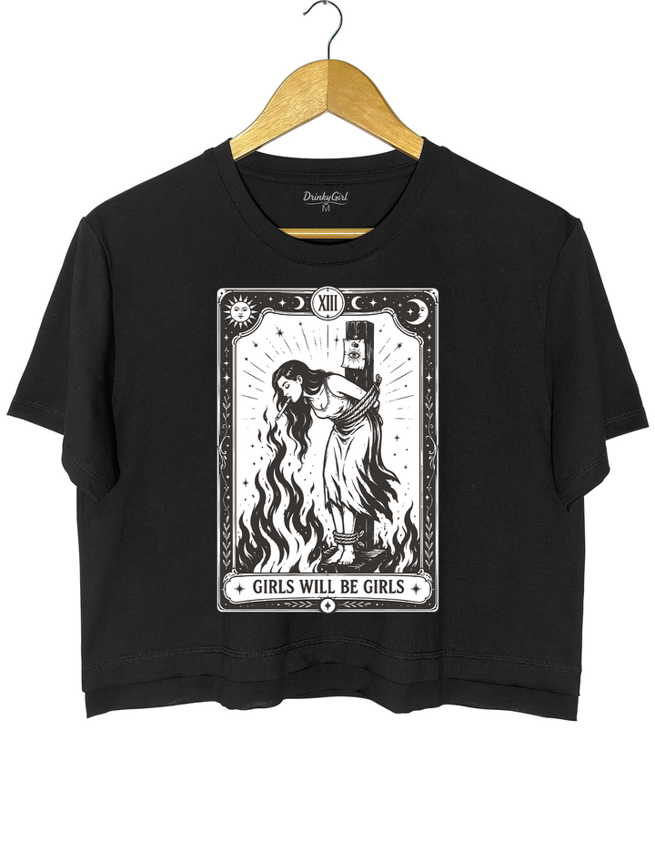 Girls Will Be Girls Witch With Sigarete Crop Top