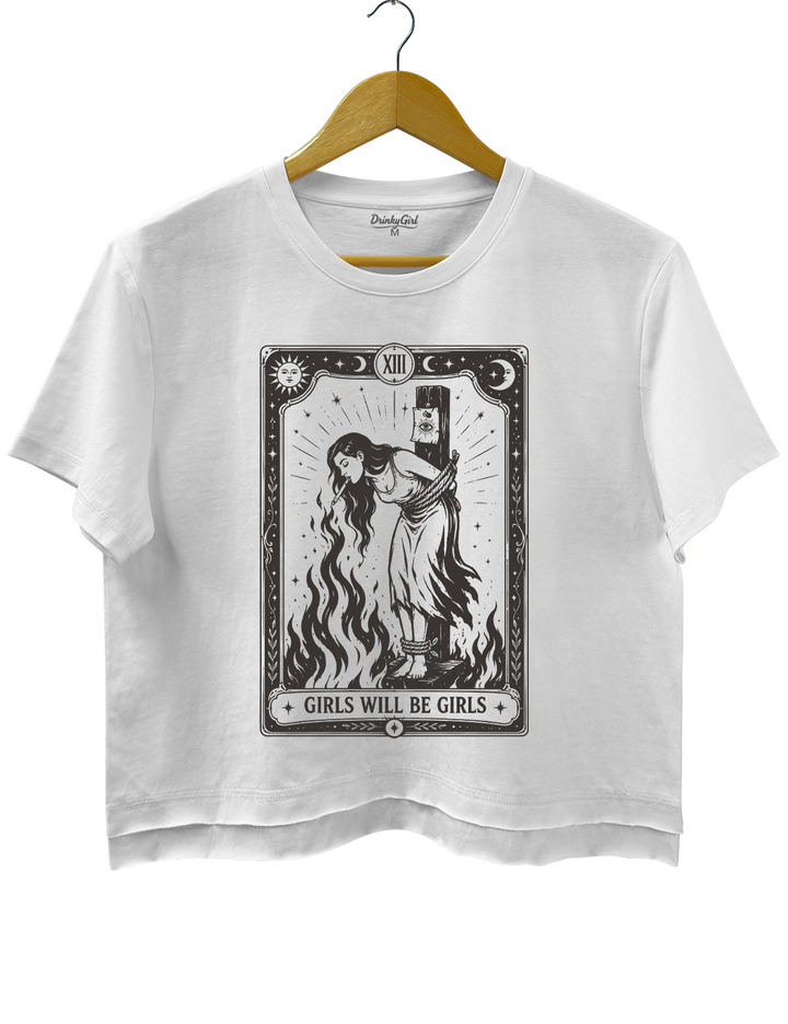 Girls Will Be Girls Witch With Sigarete Crop Top