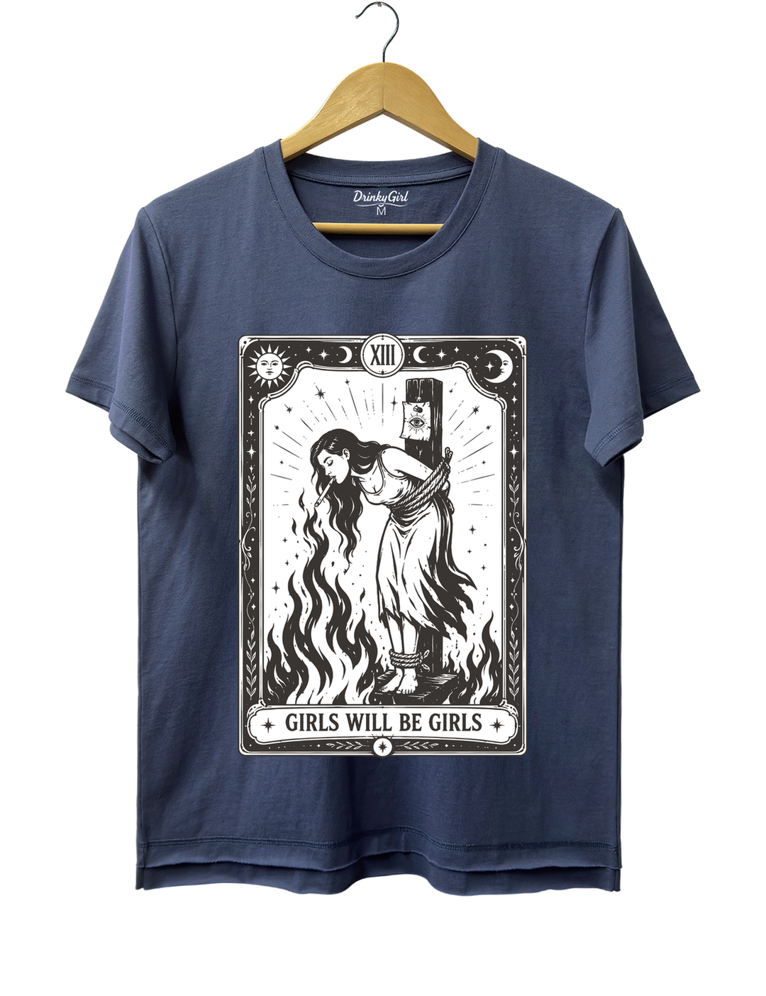 Girls Will Be Girls Witch With Sigarete Tee