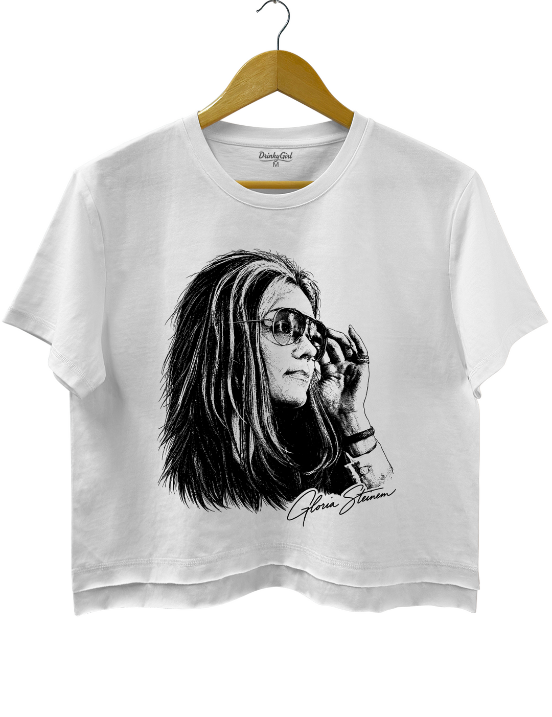Gloria Steinem Crop Top