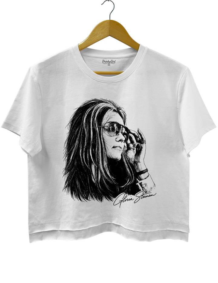 Gloria Steinem Crop Top