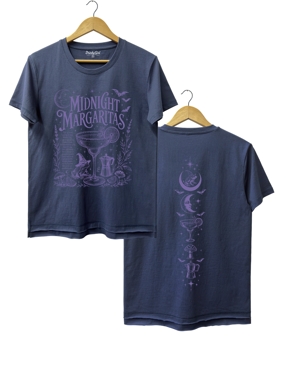 Midnight Margaritas Witchy Halloween Tee