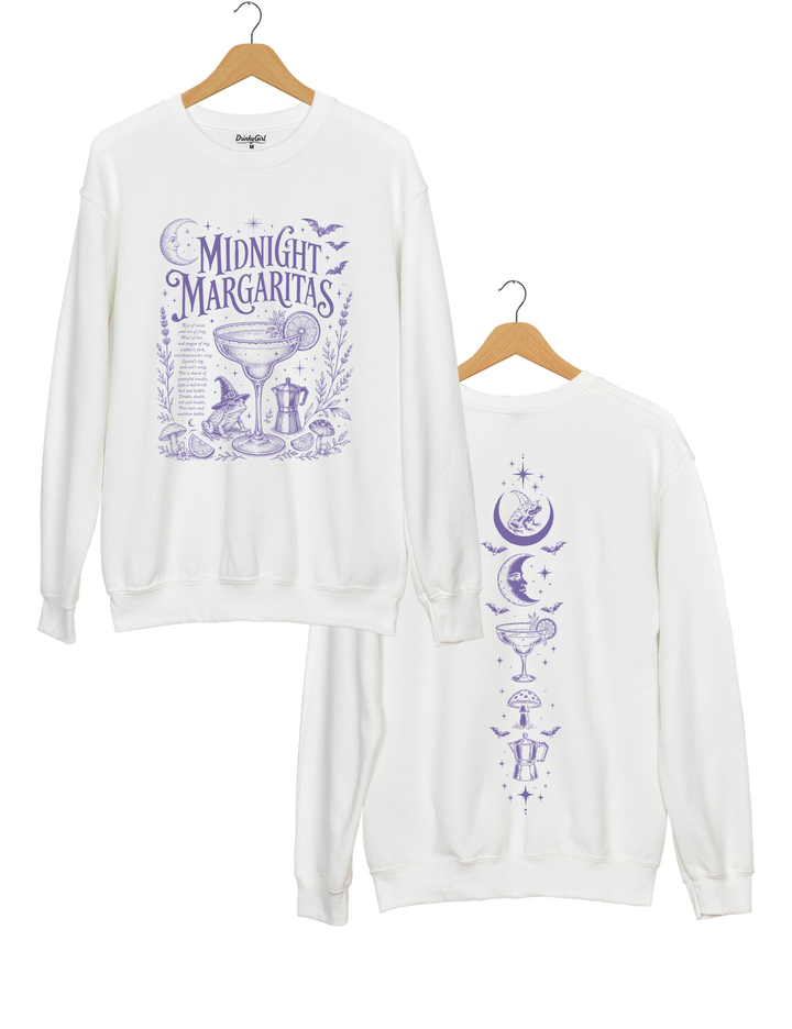 Midnight Margaritas Witchy Halloween Sweatshirt