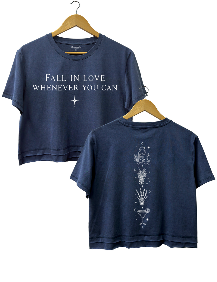 Fall In Love Whenever You Can Practical Magic Crop Top