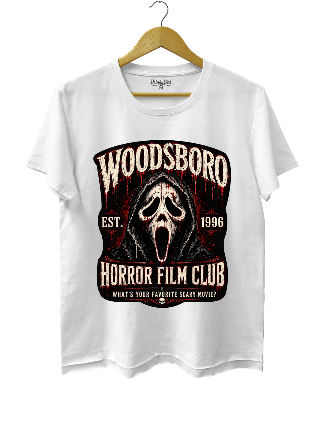 Woodsboro Est 1996 Whats Your Favorite Scary Movie Tee