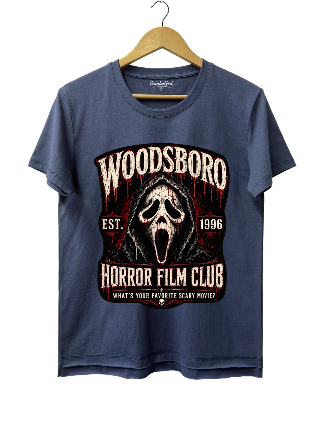 Woodsboro Est 1996 Whats Your Favorite Scary Movie Tee