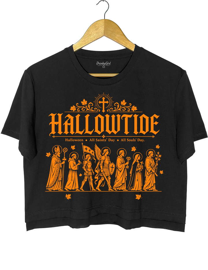 Catholic Halloween Crop Top