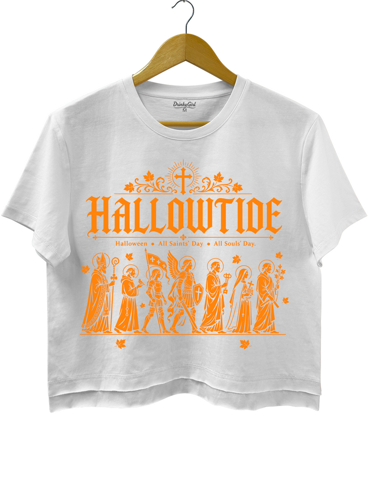 Catholic Halloween Crop Top