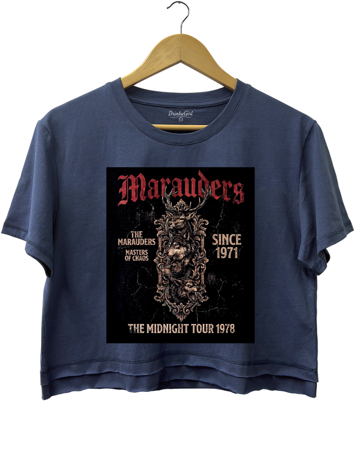70s Wizards Marauders World Tour Crop Top