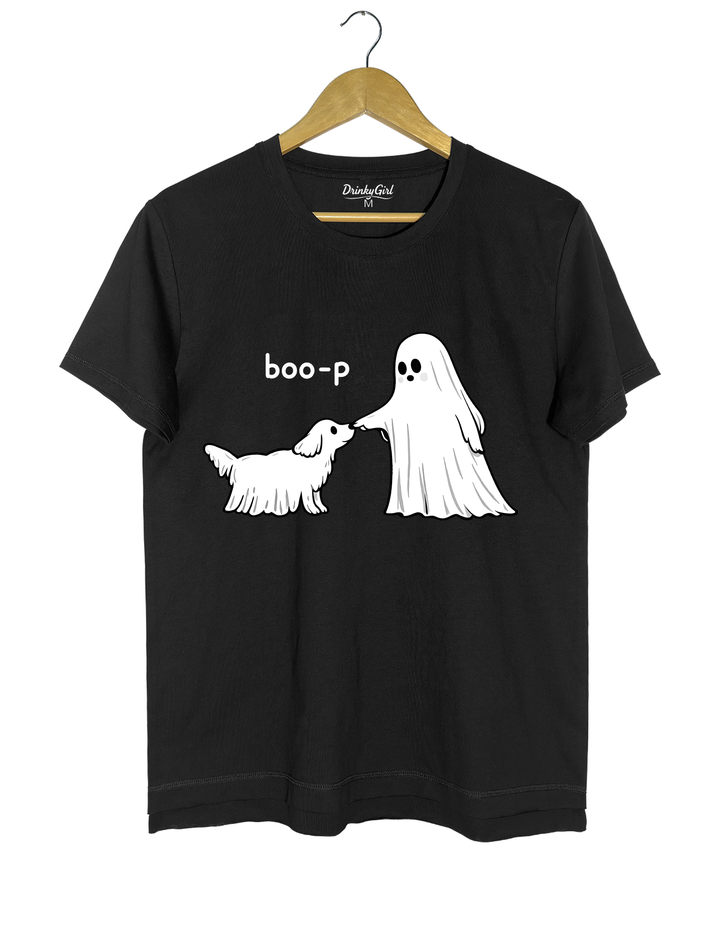 Cute Ghost Dog Boo-P Halloween Tee