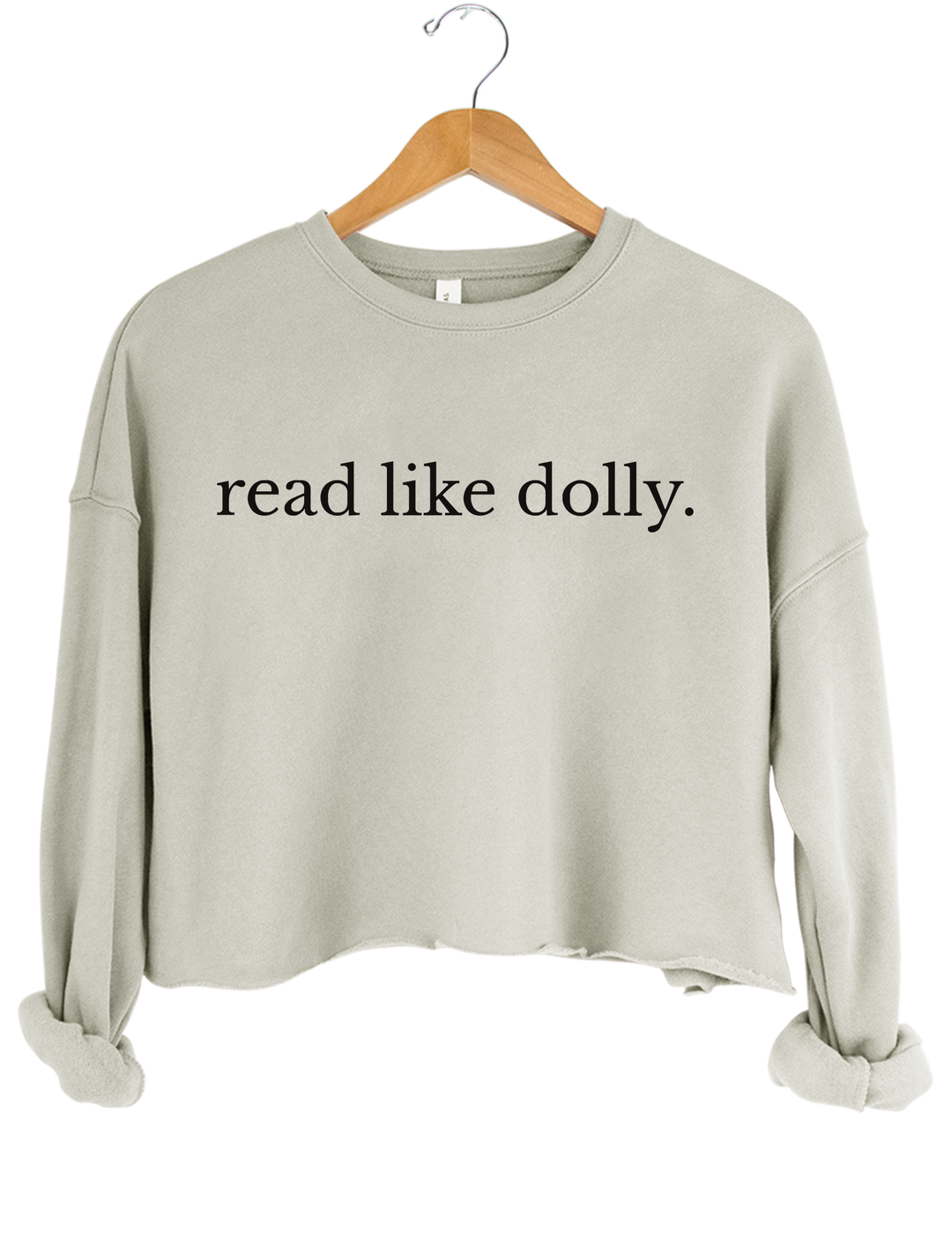 Read Like Dolly Crop Sweatshirt