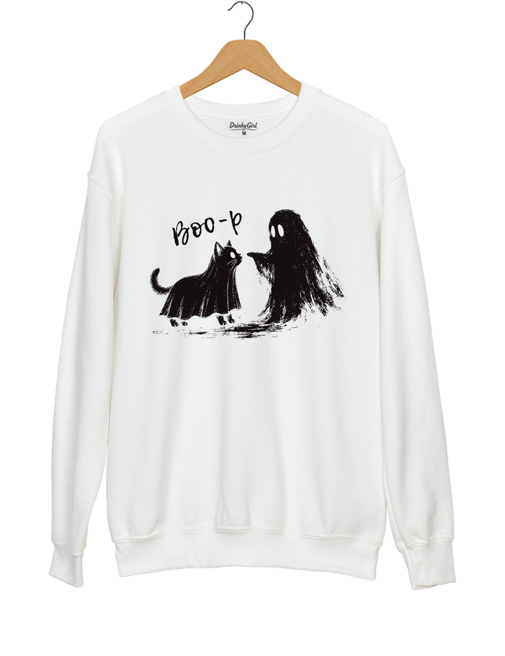 Boo-P Ghost Cat Sweatshirt