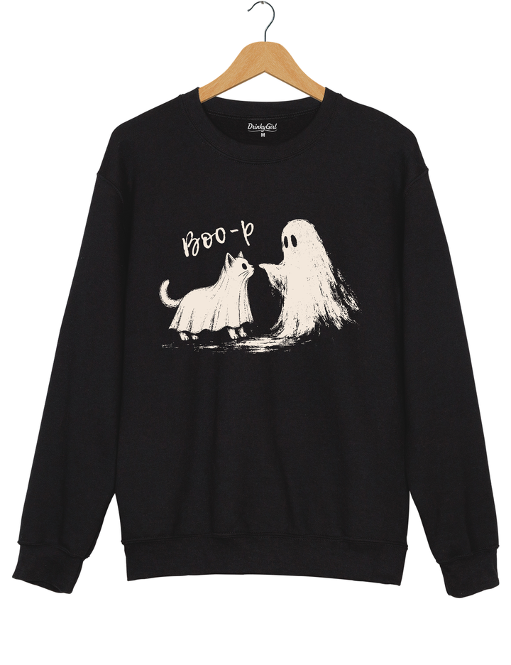 Boo-P Ghost Cat Sweatshirt