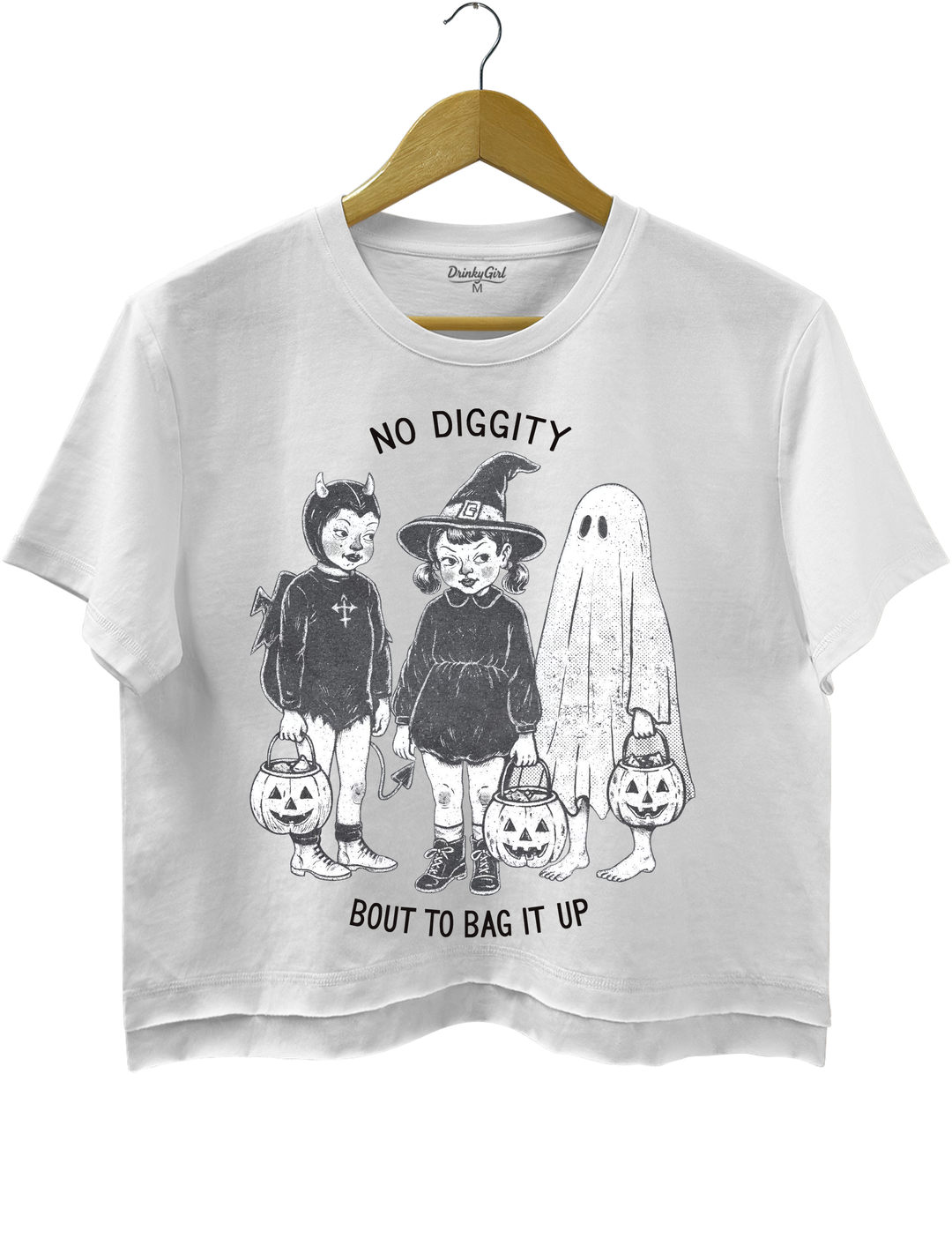 No Diggity Bout To Bag It Up Crop Top